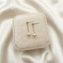Pearl Drop Gold Plated Tarnish Free Stud Earrings, thumbnail 4 of 4