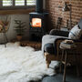 Luxurious Deep Pile Octo Sheepskin Rug In Ivory, thumbnail 1 of 2