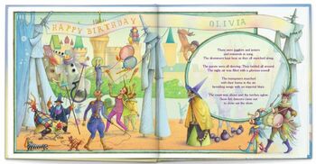 Personalised Children's Book, Royal Birthday Unicorn, 7 of 9