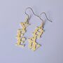 Yee Haw Statement Letter Earrings, thumbnail 1 of 4
