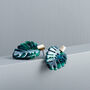 Monstera Leaf Earrings, thumbnail 2 of 3