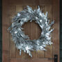 60cm Pre Lit Outdoor Snowy Christmas Wreath, thumbnail 4 of 4