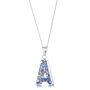 Gift For Teacher Initial Pendant Necklace With Real Flowers, thumbnail 6 of 12