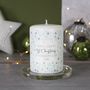 Personalised First Christmas New Home Snowflake Candle, thumbnail 7 of 8