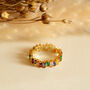 Stacking Ring With Colourful Baguette Stones, thumbnail 1 of 4