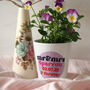 'Wedding Date And Forever' Personalised Plant Pot, thumbnail 3 of 4