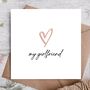 Girlfriend / Partner Cute Anniversary Card, thumbnail 1 of 3