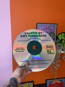 Personalised CD Style Upcycled 12' Laser Disc Decor, 7 of 9