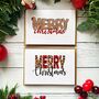 Merry Christmas Pack Of Four Cards, thumbnail 2 of 4