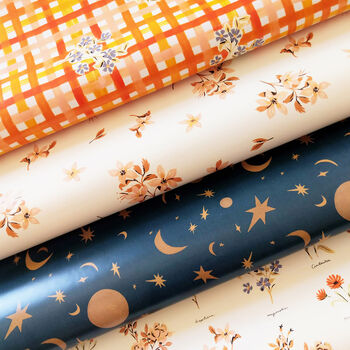 Moons And Stars Wrapping Paper Sheet, 4 of 4