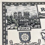 Yorkshire Map Tea Towel, thumbnail 12 of 12