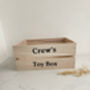 Large Personalised Wooden Storage Box, thumbnail 3 of 8