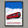 Davos Ski Resort Poster, thumbnail 1 of 6