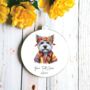 Personalised West Highland Terrier Hippie Decoration B, thumbnail 2 of 2