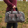 Canvas Holdall Duffel With Front Pockets, thumbnail 6 of 11