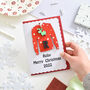 Personalised Christmas Jumper Decoration And Card, thumbnail 1 of 4