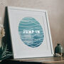 Jump In, Coastal Ocean Wave Print, thumbnail 1 of 2