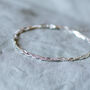 Sterling Silver Plaited Bracelet, thumbnail 1 of 10