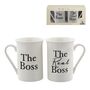The Boss Mug Set – ‘The Boss’ And ‘The Real Boss’, thumbnail 1 of 4