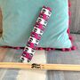 White And Pink Skull Drum Stick Case, thumbnail 1 of 4