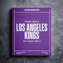 Los Angeles Kings Personalised Nhl Gift Ice Hockey Newspaper History Book, thumbnail 1 of 12
