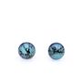 Blue Glass And Sterling Silver Stud Earrings, thumbnail 5 of 12