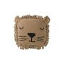 Lion Face Embroidered Cushion, thumbnail 2 of 3