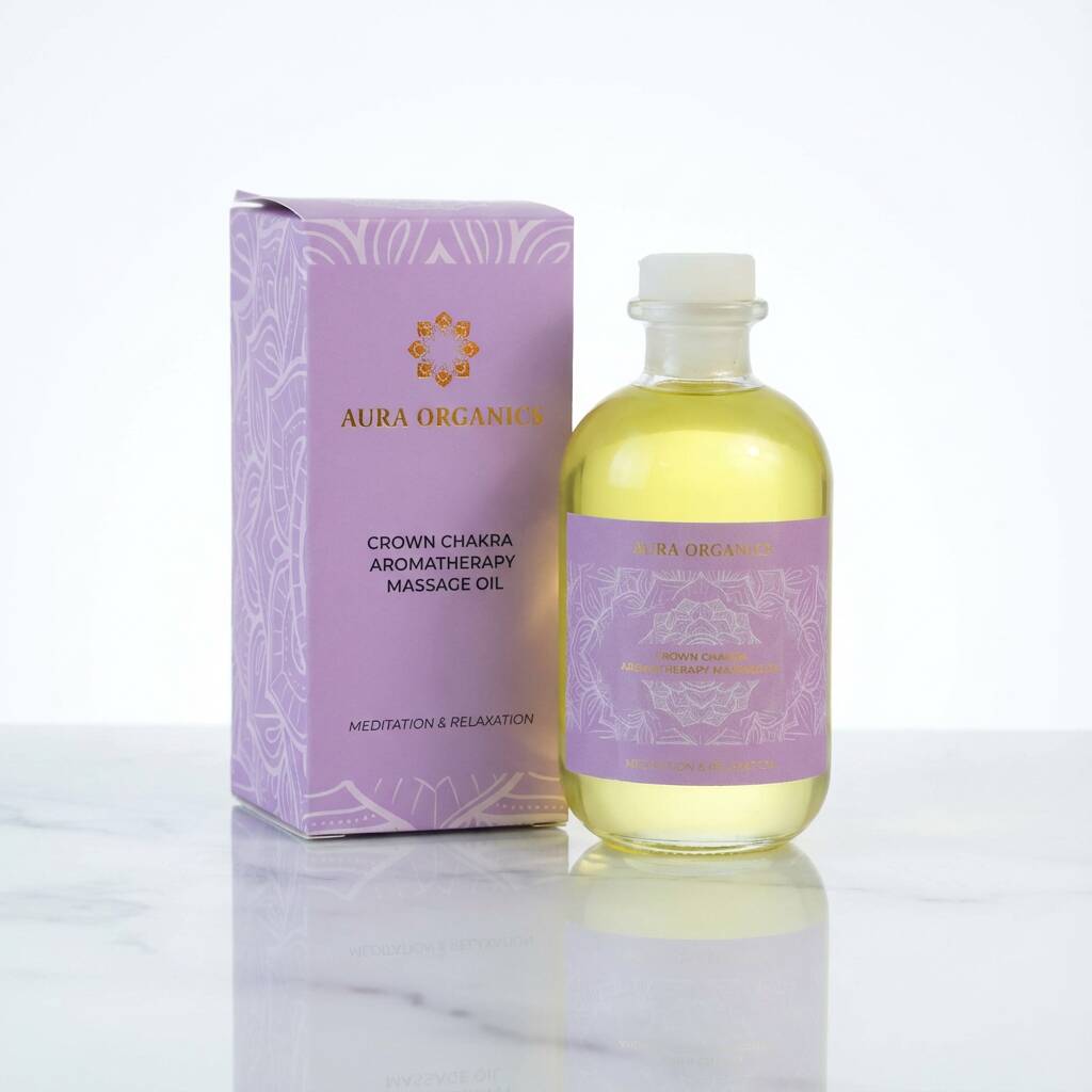 Aromatherapy Massage Oil Crown Chakra Blend, 1 of 1
