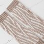 Zebra Lambswool Knitted Wrist Warmers, thumbnail 11 of 12