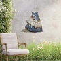 Fox And Cub Metal Wall Art For Garden And Home Decor Gift, thumbnail 9 of 10