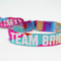 Team Bride Multicoloured Hen Party Wristbands, thumbnail 3 of 10