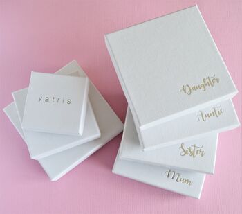 Sterling Silver Personalised Stretch Bracelet, 4 of 4