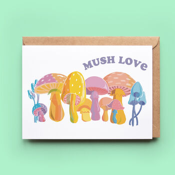 Mush Love Valentine Or Anniversary Card, 3 of 3
