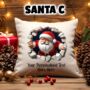 Personalised Christmas Santa Breakout Gift Cushion, thumbnail 4 of 4