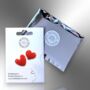 Set Of Two Red Resin Heart Pin Badges, thumbnail 4 of 8