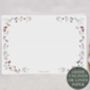 A4 Landscape Letter Writing Paper With Flower And Butterfly Design, thumbnail 2 of 4