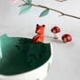 Porcelain Fox Decorative Bowl, thumbnail 3 of 8