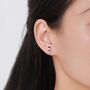 Sterling Silver Mismatched Nutcracker And British Guard Stud Earrings, thumbnail 2 of 12