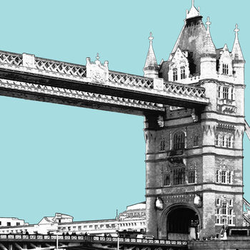London Art Print London Gift Tower Bridge, 4 of 12