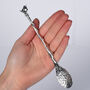 Wren Pewter Spoon With A Hook For A Jam Jar, Bird Gifts, thumbnail 2 of 8