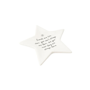 Ceramic Star Shaped Trinket Ring Dish With Gift Box, 3 of 5