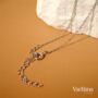 Spinning Nine Gemstones Dharma Wheel Necklace, thumbnail 6 of 11