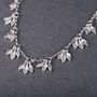 Sterling Silver Multi Leaf Necklace, thumbnail 1 of 4