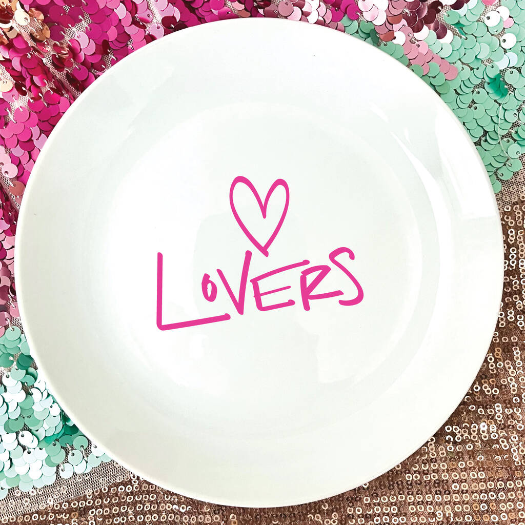 Lovers Valentine's Day Plate, 1 of 3
