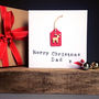Personalised Christmas Reindeer Card, thumbnail 2 of 3