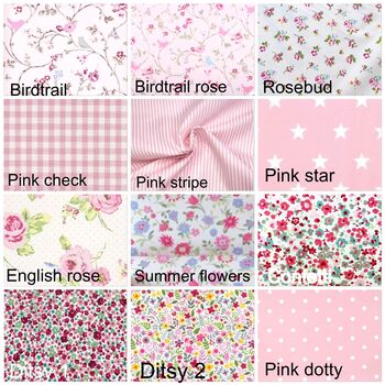 Pink And Blue Fabric Letter, 3 of 12