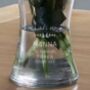 Personalised Classic Glass Vase, thumbnail 3 of 4