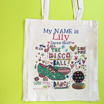 Personalised Queen Of Disco Bag, 4 of 5