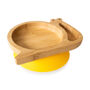Bamboo Tableware Suction And Section Plate Snail Yellow, thumbnail 4 of 4