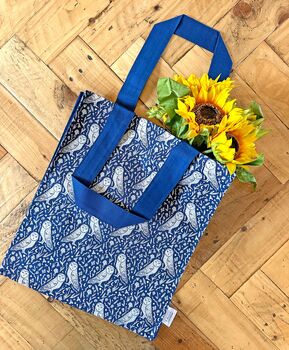 Owls Print Tote Bag, 5 of 5